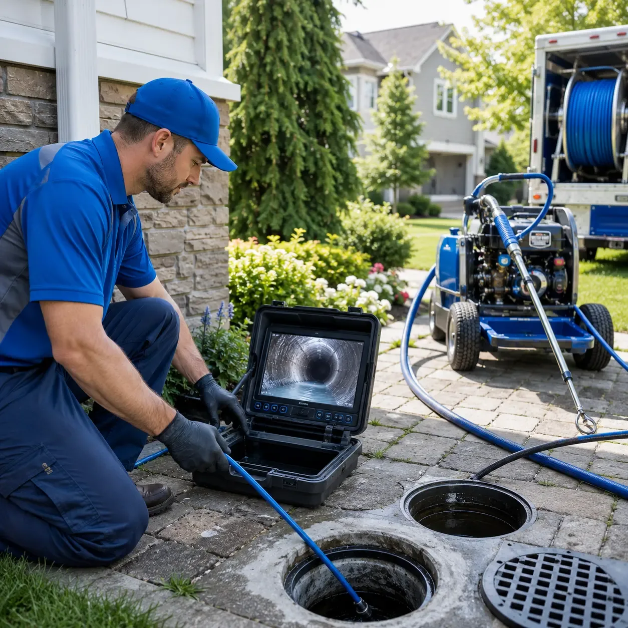 Outdoor drain cleaning professionals serving Cottage Grove, WI